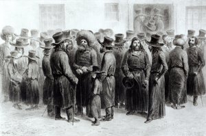 由Auguste Bry打印的犹太商人和商人 作者 法语学校